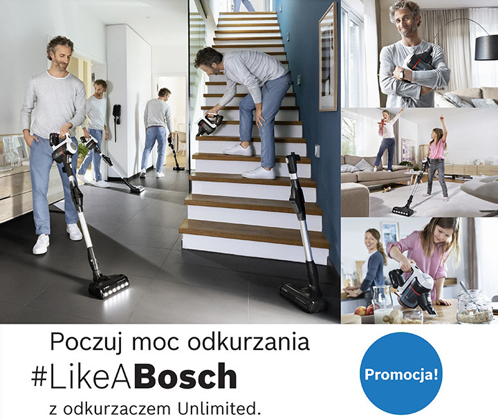 Bosch - odkurzacze Unlimited
